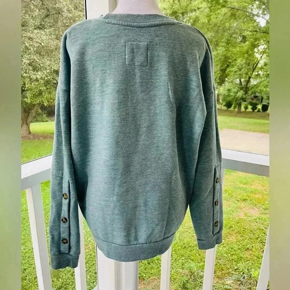 Athletic apparel ultra soft mint green sweatshirt size M - Picture 4 of 8